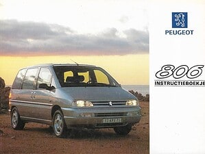1996 Peugeot 806 Instructieboekje (# 22988)