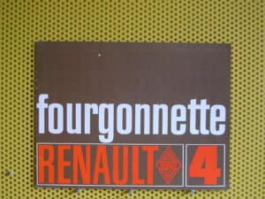 RENAULT 4 Fourgonette