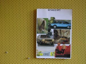 RENAULT modellenoverzicht (1977)
