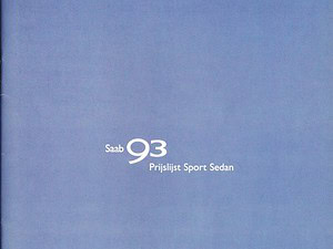 2003 Saab 9-3 Prijslijst 02-2003 (# 13723)