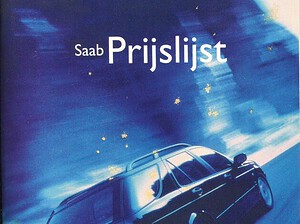1999 Saab Prijslijst 09-1999 (# 13773)
