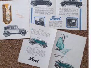 Ford gesloten modellen, Fordor en Tudor Sedan, Phaeton en Roadster, Coupé en Business Coupé
