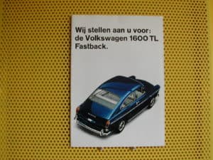 VOLKSWAGEN 1600 TL Fastback (1966)