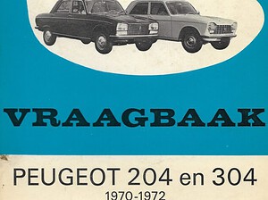 1970 - 1972 Peugeot 204 en 304 - Vraagbaak (# 21561)